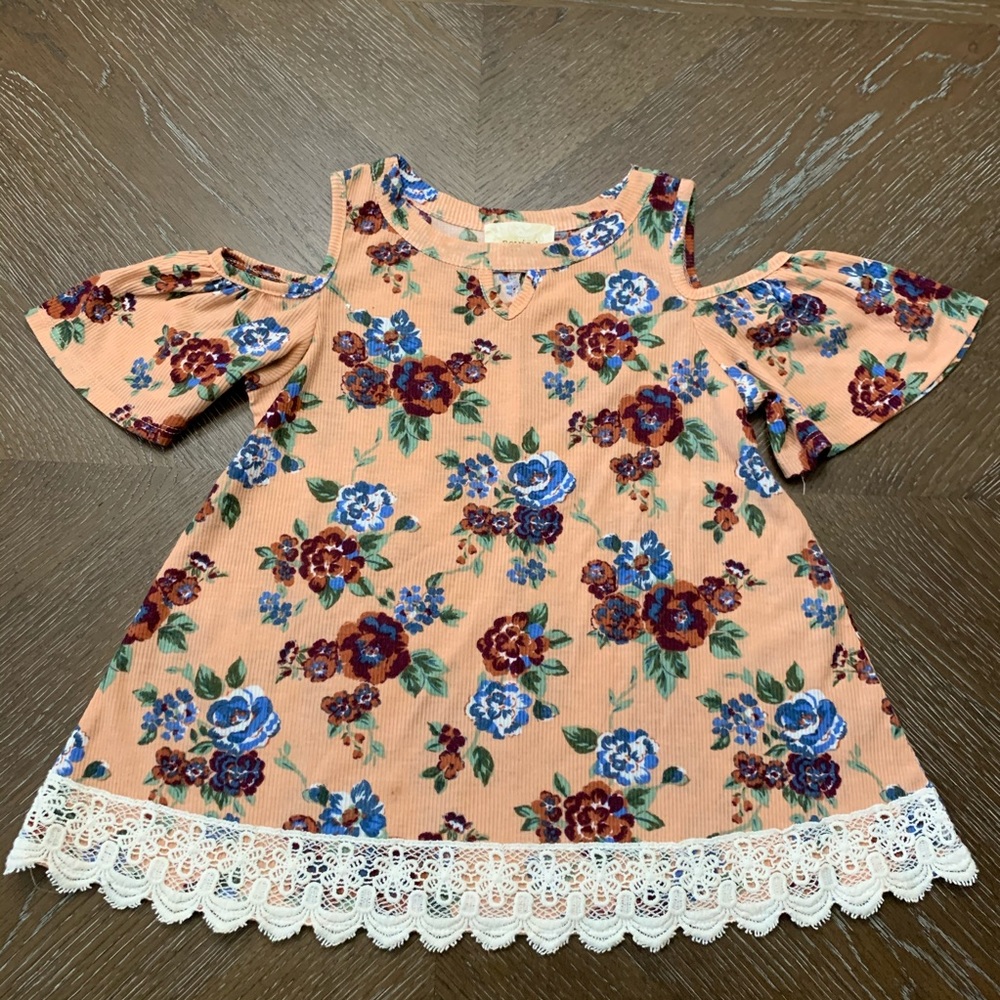 Rewind floral off the shoulder short sleeve shirt Size M